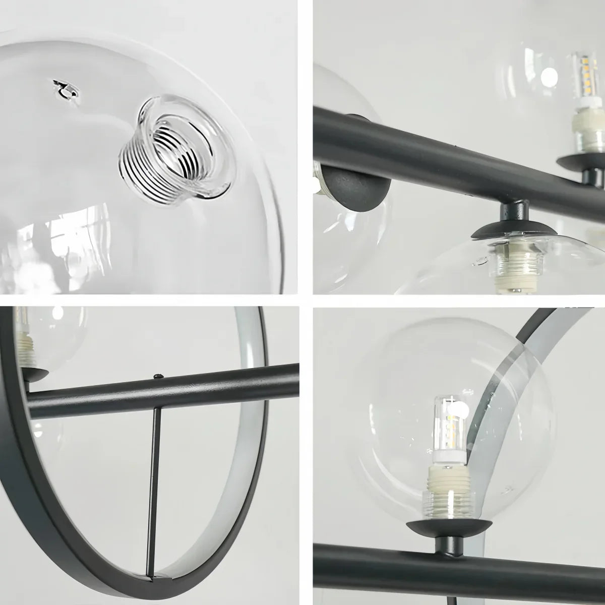 Minimalistische kroonluchter – Scandinavische plafondlamp voor eetkamer/keukeneiland - Flindria