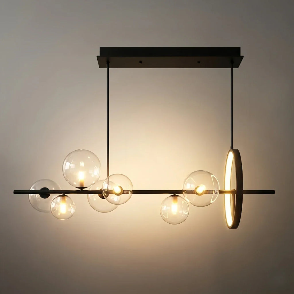 Minimalistische kroonluchter – Scandinavische plafondlamp voor eetkamer/keukeneiland - Flindria