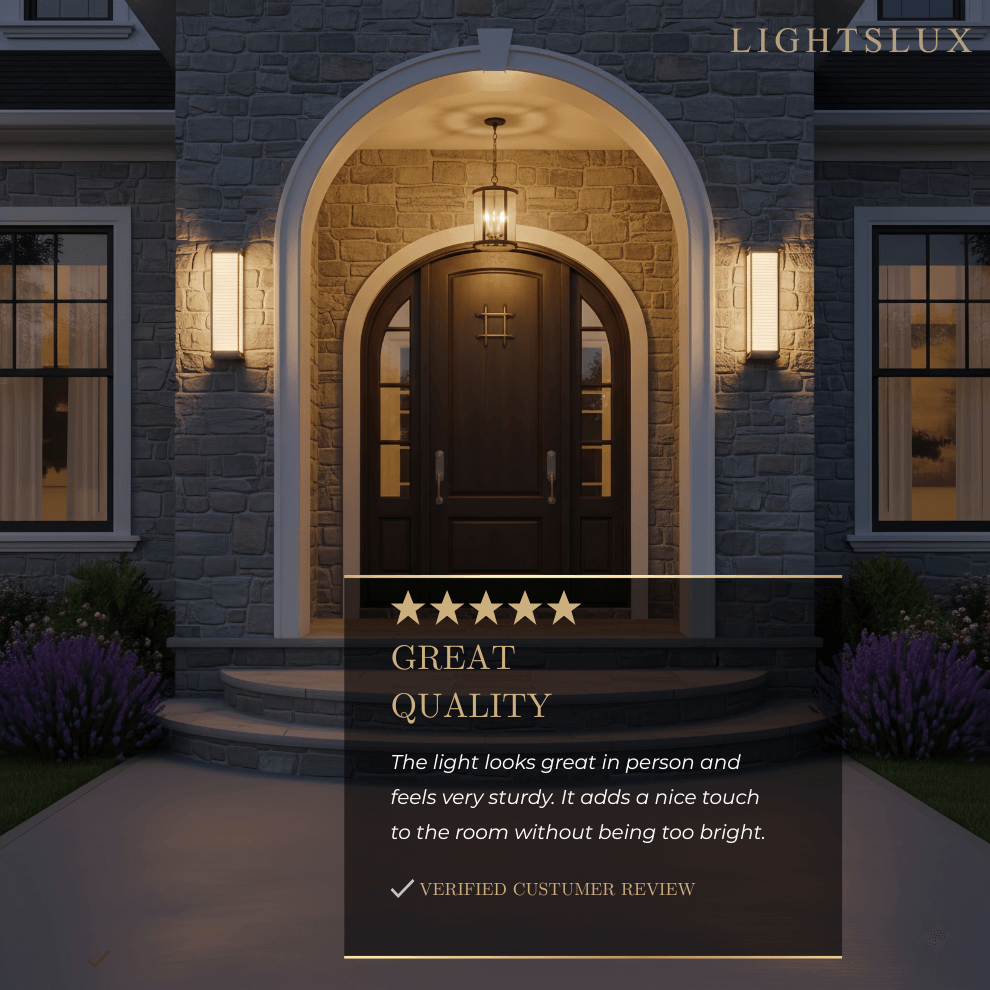 Modern Outdoor LED Wall Sconce Exterior Wall Lamp for Patio - Flindria