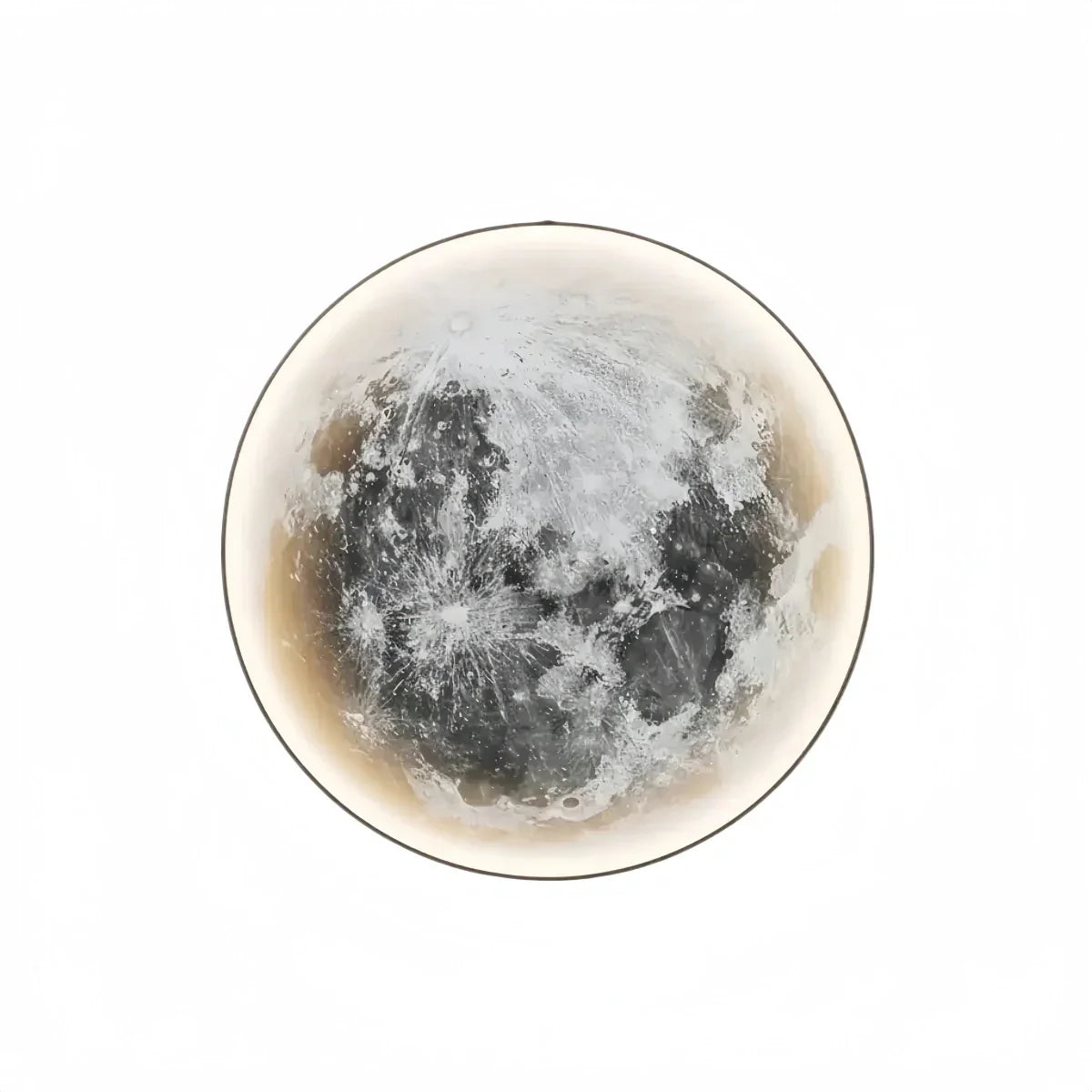 Applique Murale Lune Luna, Applique Extérieure Étanche pour Patio Jardin & Salle de Bain - Flindria