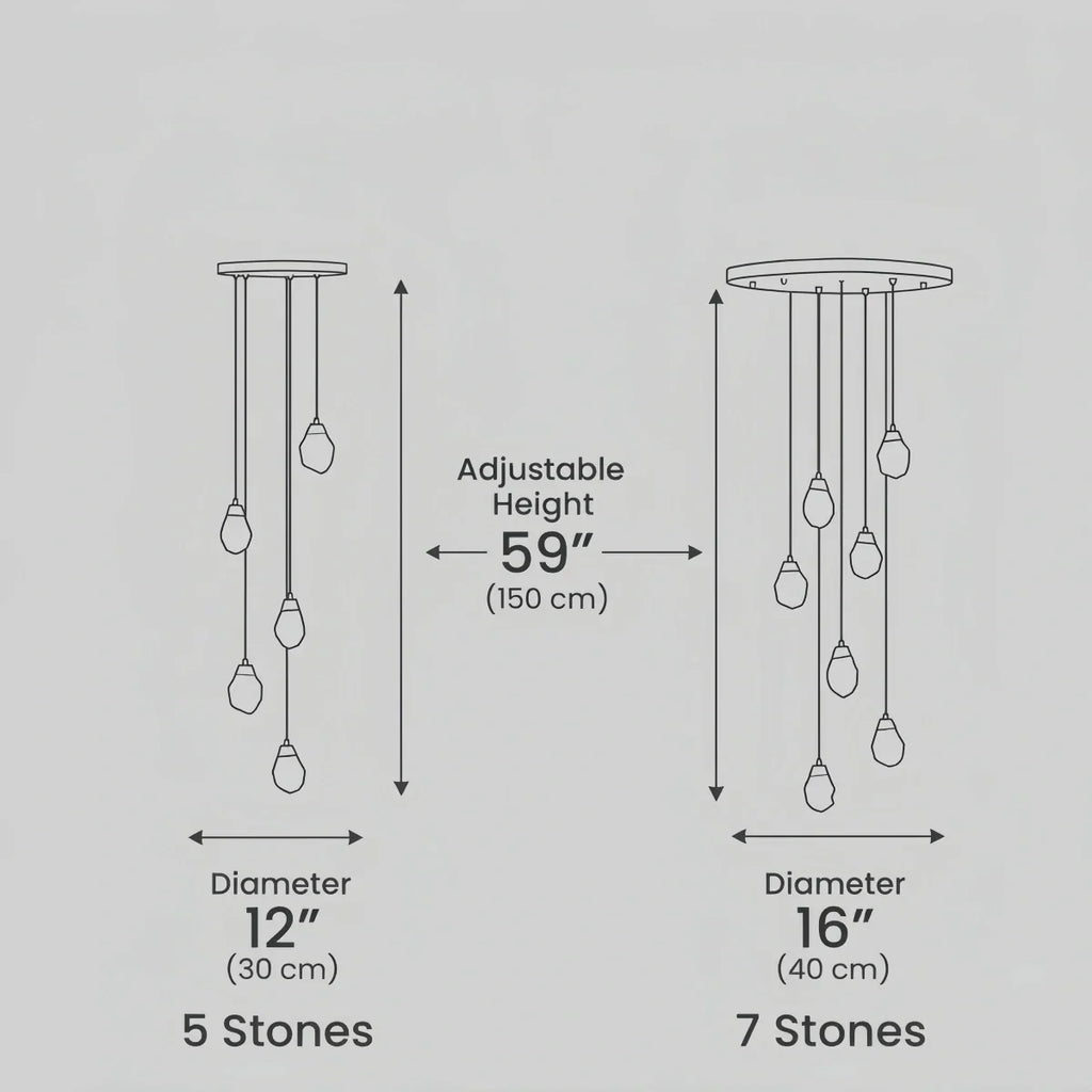 Luxury Crystal Chandelier - Shimmering Fixture for Dining Room & Grand Interiors - Flindria