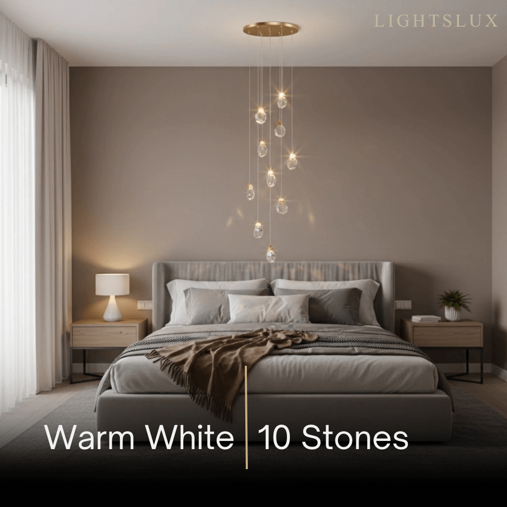 Luxury Crystal Chandelier - Shimmering Fixture for Dining Room & Grand Interiors - Flindria