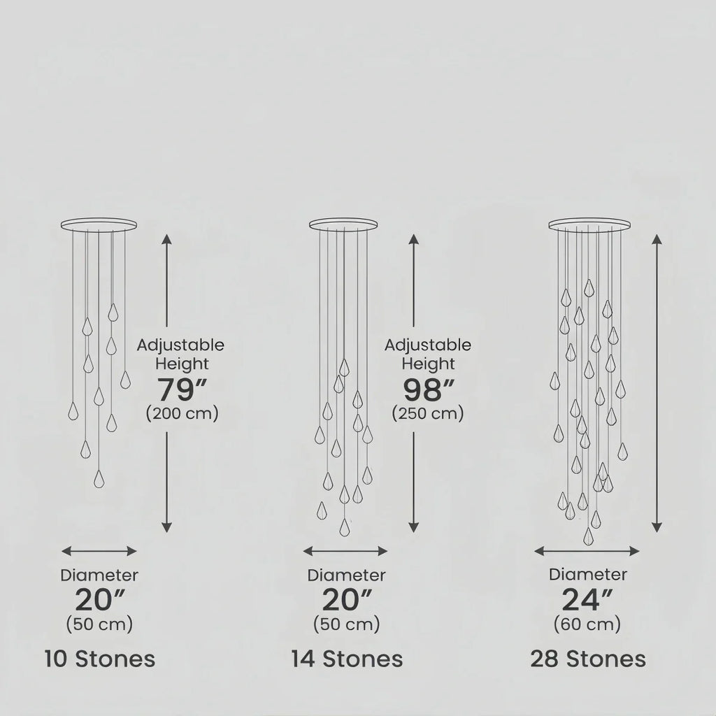 Luxury Crystal Chandelier - Shimmering Fixture for Dining Room & Grand Interiors - Flindria