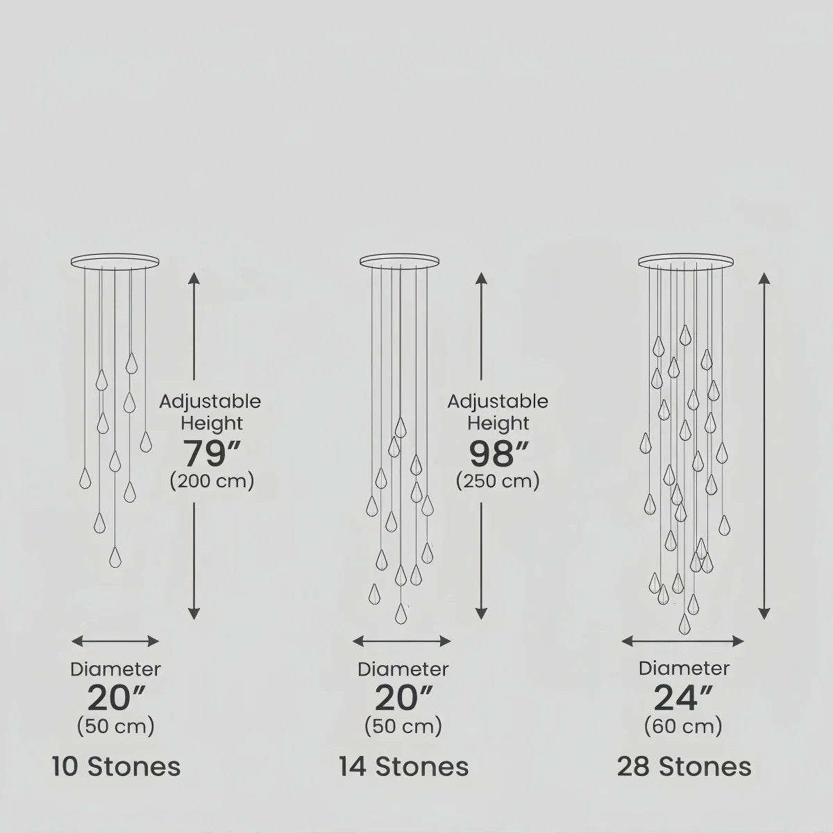 Luxury Crystal Chandelier - Shimmering Fixture for Dining Room & Grand Interiors - Flindria