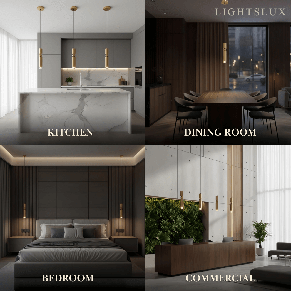 Modern Gold Pendant Light with Soft Warm Glow for Contemporary Interiors - Flindria