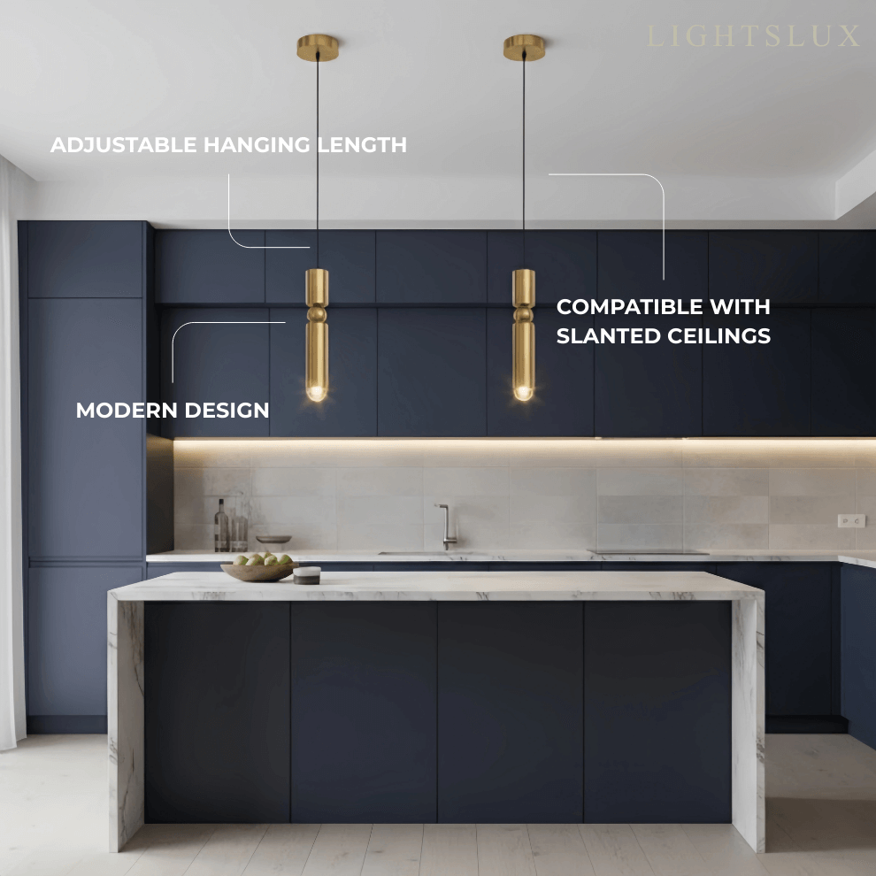 Modern Gold Pendant Light with Soft Warm Glow for Contemporary Interiors - Flindria