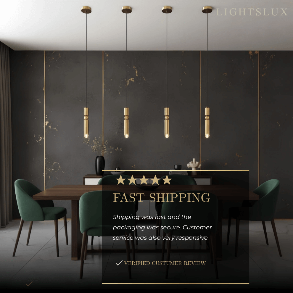 Modern Gold Pendant Light with Soft Warm Glow for Contemporary Interiors - Flindria