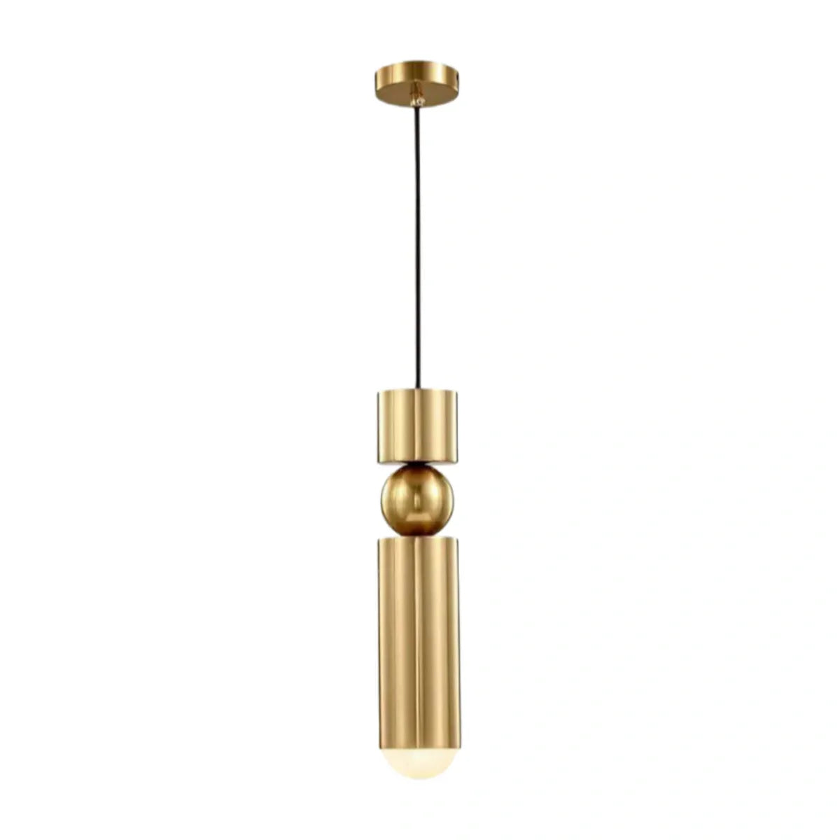 Modern Gold Pendant Light with Soft Warm Glow for Contemporary Interiors - Flindria