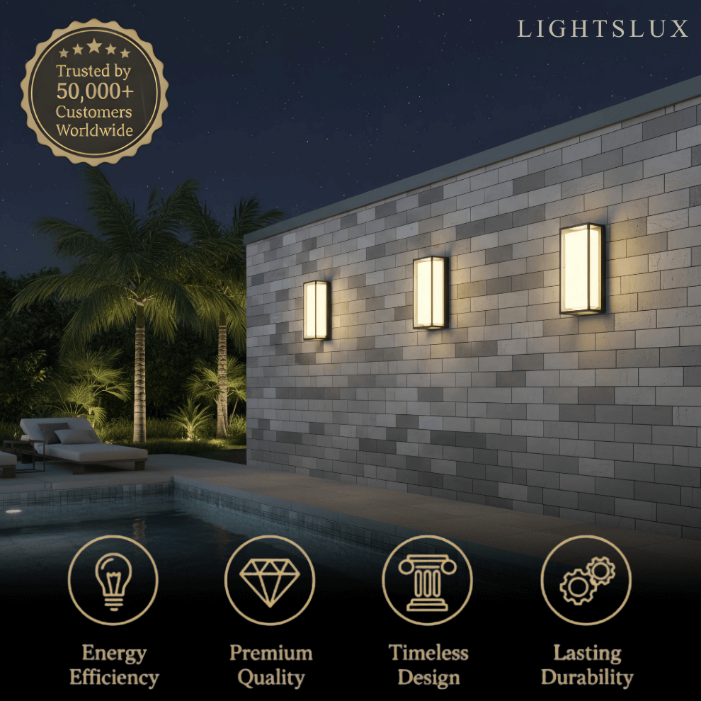 Minimalist Outdoor Wall Sconce in Black Stainless Steel with Adjustable LED Lighting - Flindria