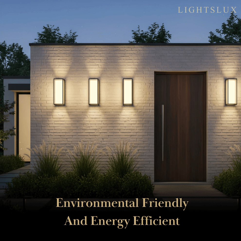 Minimalist Outdoor Wall Sconce in Black Stainless Steel with Adjustable LED Lighting - Flindria