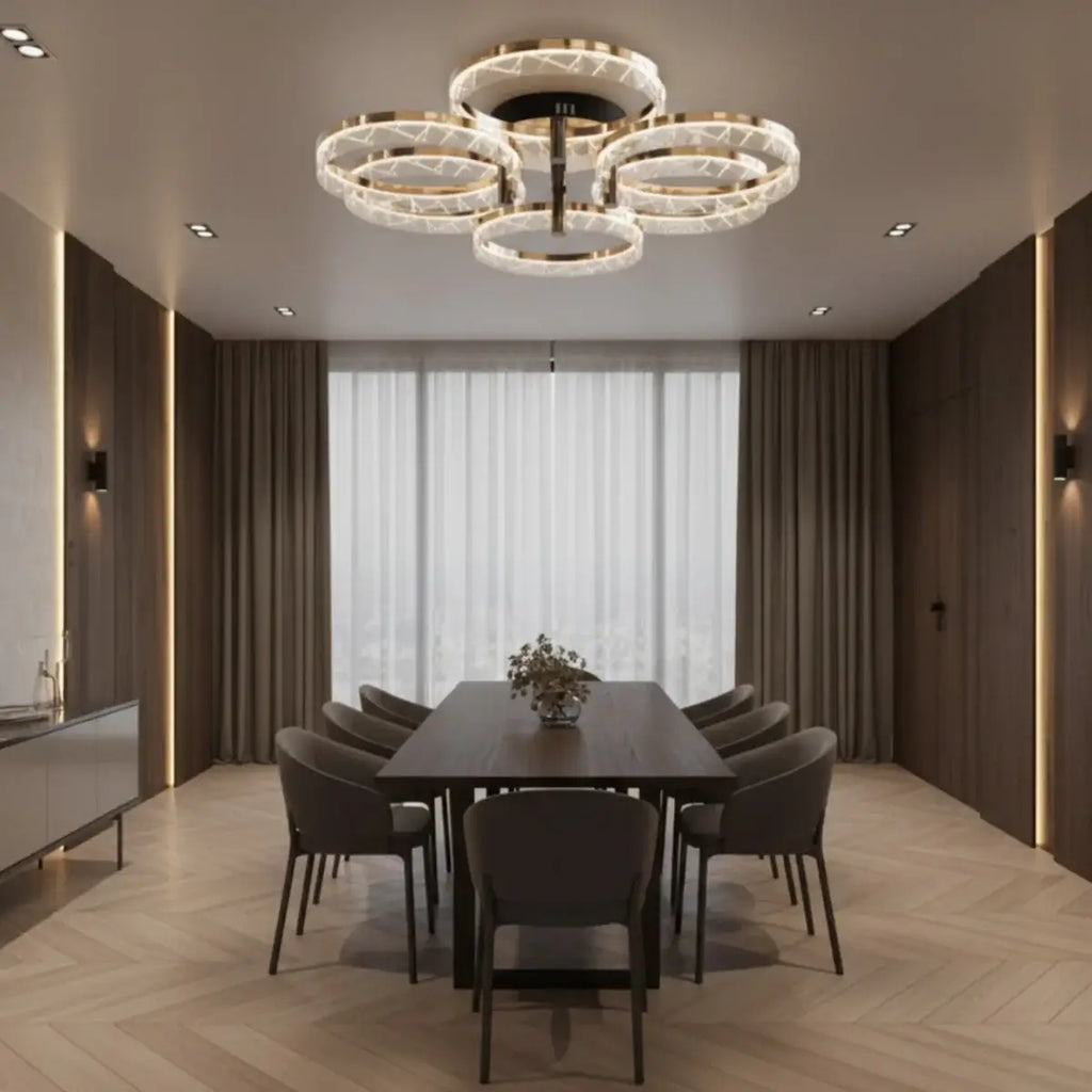 Moderne Opbouw Plafondlamp – LED Licht voor Slaapkamer/Woonkamer - Flindria