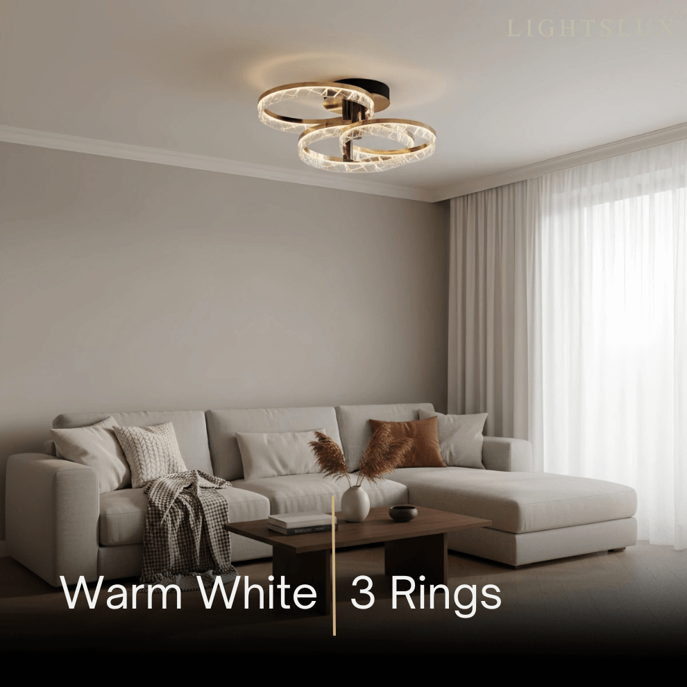 Moderne Opbouw Plafondlamp – LED Licht voor Slaapkamer/Woonkamer - Flindria