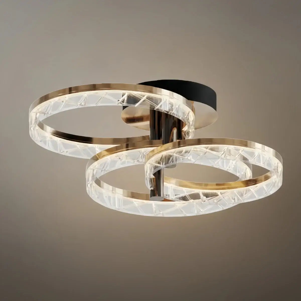 Moderní přisazené stropní svítidlo – LED světlo do ložnice/obývacího pokoje - Flindria