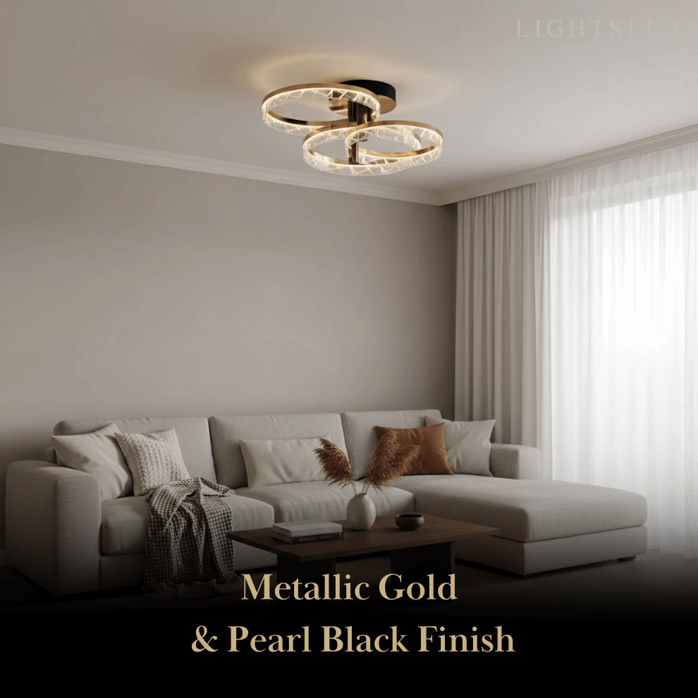 Moderne Opbouw Plafondlamp – LED Licht voor Slaapkamer/Woonkamer - Flindria