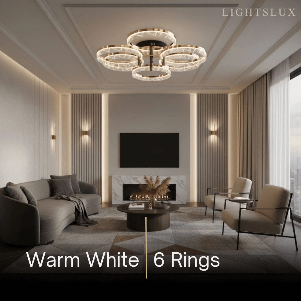 Moderne Opbouw Plafondlamp – LED Licht voor Slaapkamer/Woonkamer - Flindria