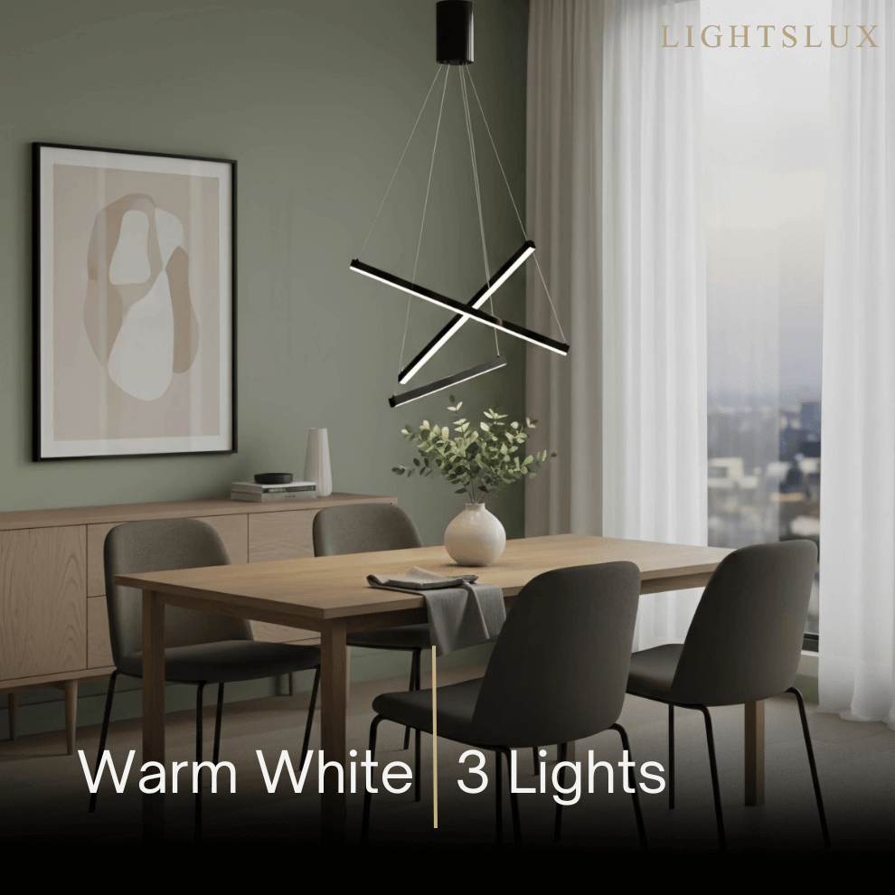 Modern Sculptural Chandelier – Aluminum & Silica Gel LED Halo Light for Living Room - Flindria