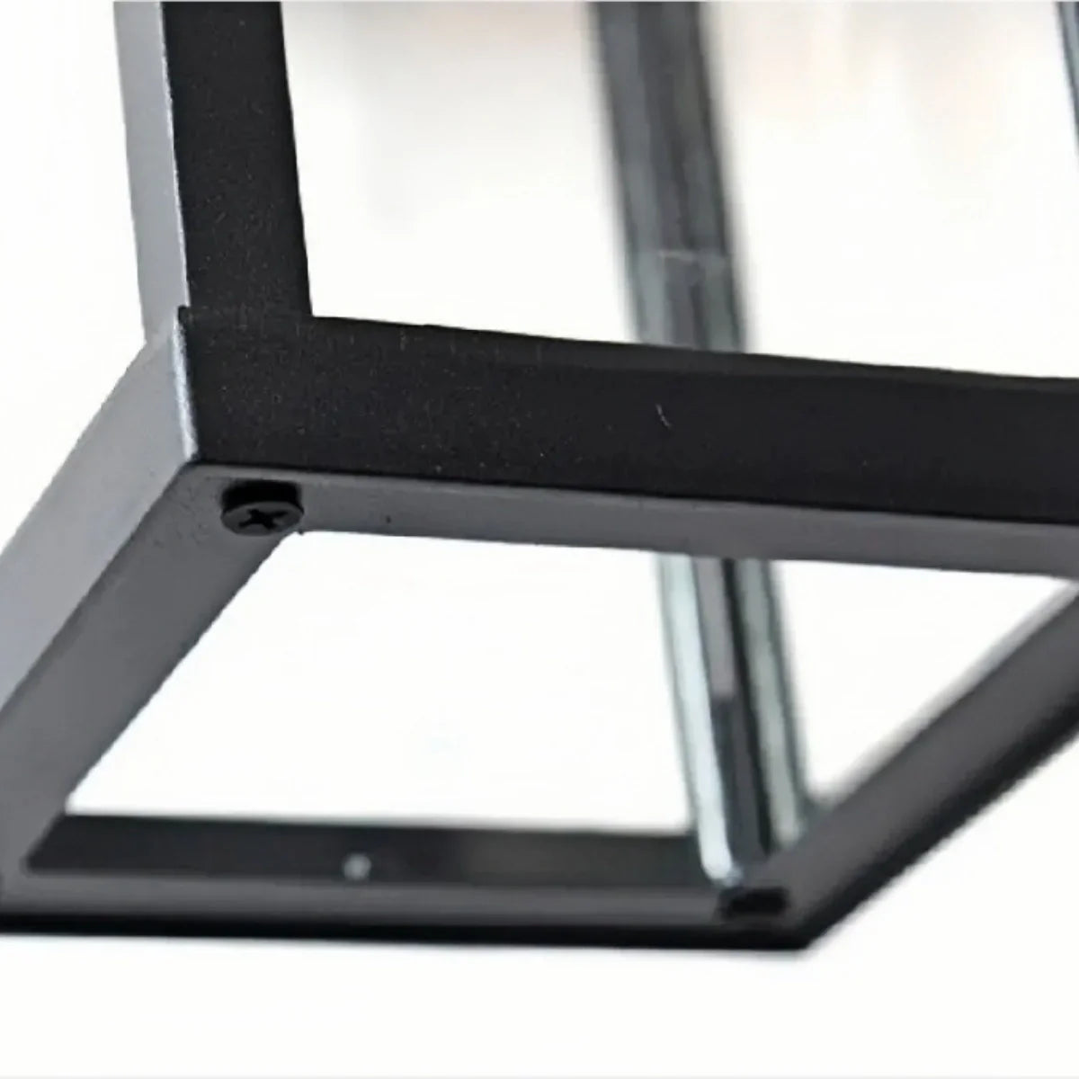 Modern Outdoor Wall Sconce – Black Stainless Steel with Clear Glass for Porch/Patio - Flindria