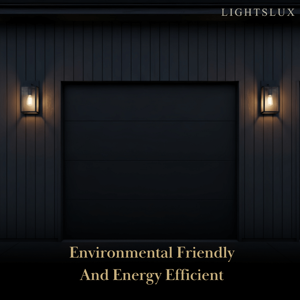Modern Outdoor Wall Sconce – Black Stainless Steel with Clear Glass for Porch/Patio - Flindria