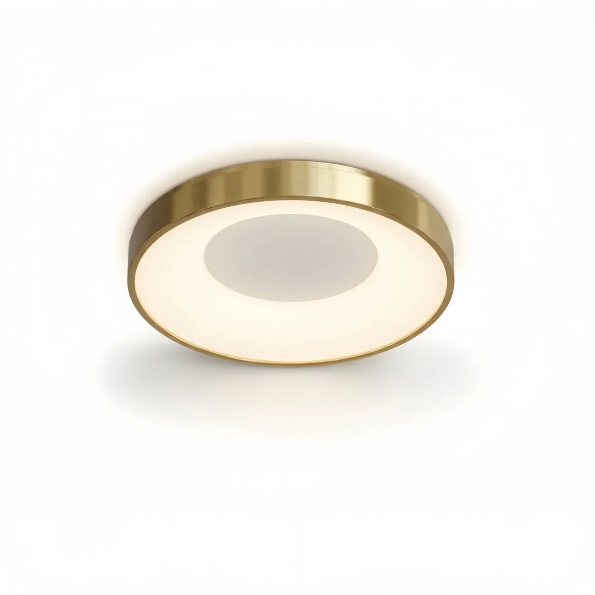 Modern Flush Mount Ceiling Light – Gold/ Black LED for Living Room - Flindria