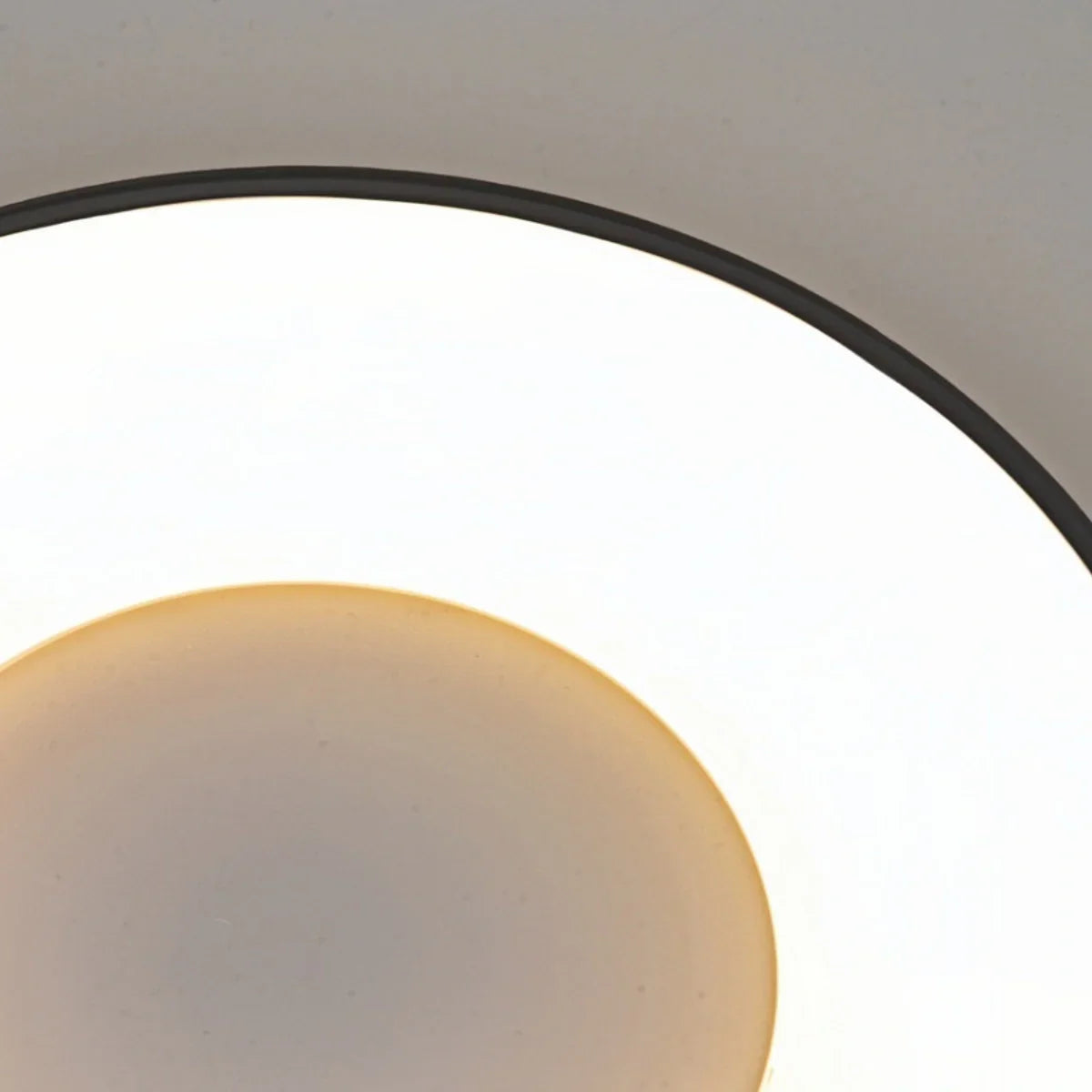Modern Flush Mount Ceiling Light – Gold/ Black LED for Living Room - Flindria