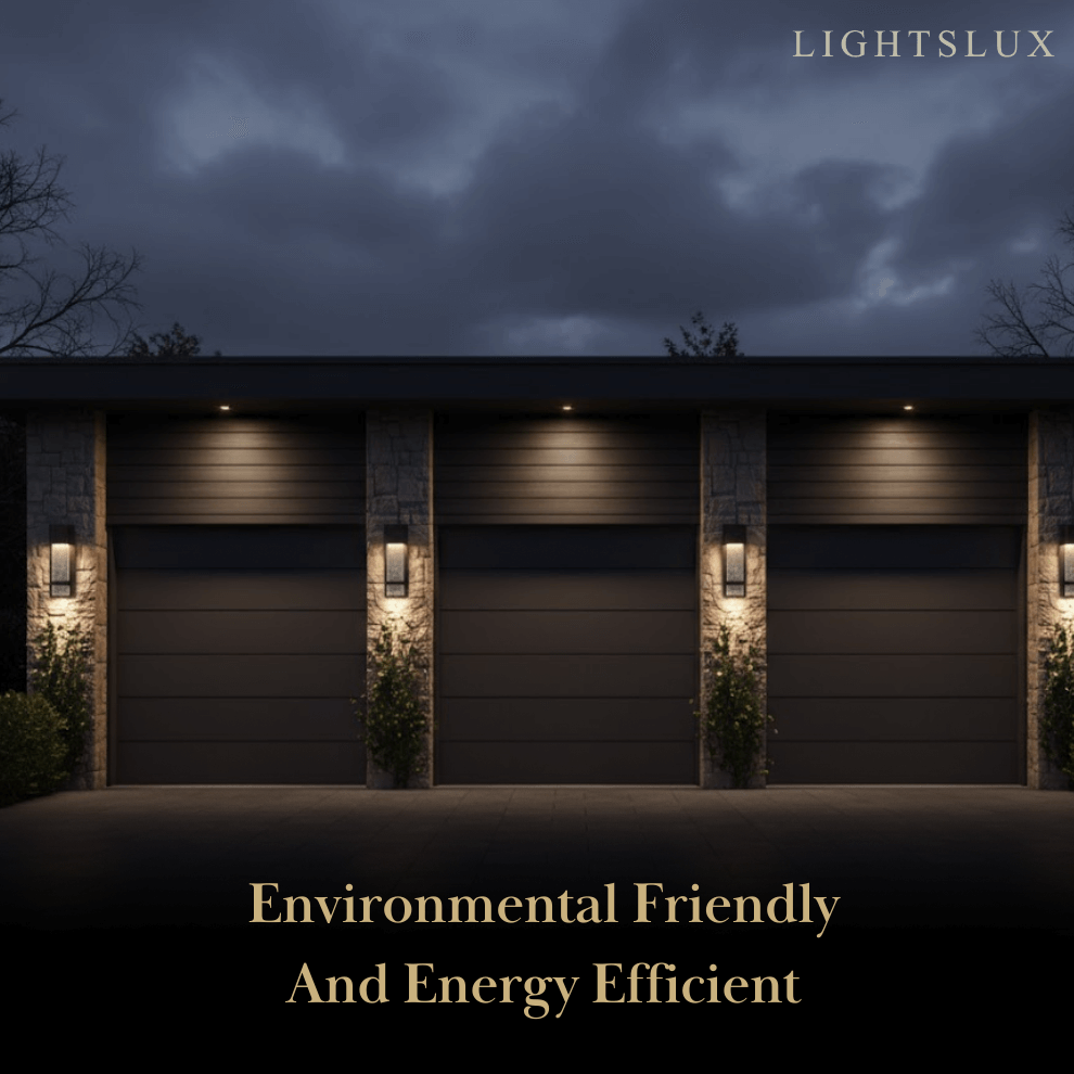 Modern Outdoor Wall Sconce – Black Stainless Steel/Glass for Patio/Entryway - Flindria