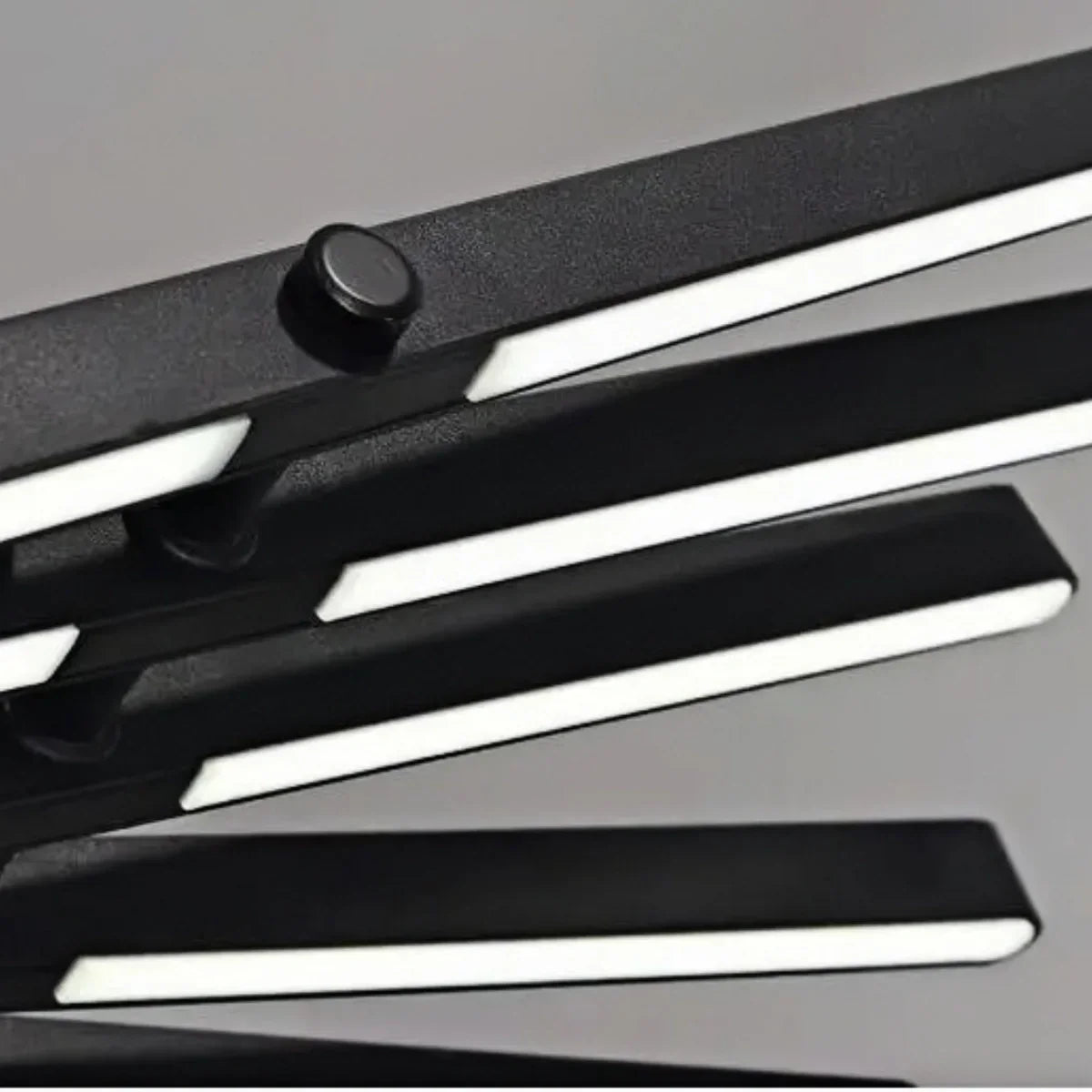 Modern Adjustable Stacked Pendant Light – Black Ash Iron Acrylic Aluminum for Kitchen Island - Flindria