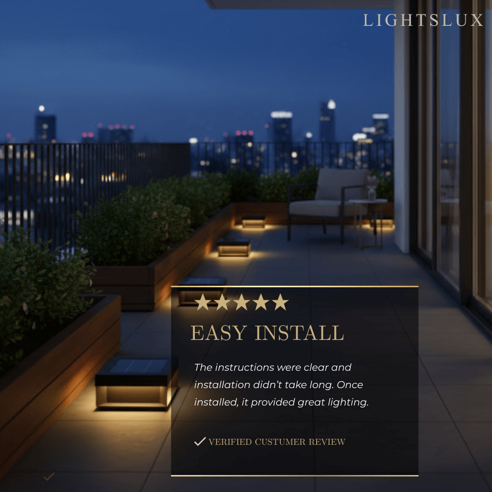 Luz solar rectangular moderna para suelo – acero inoxidable para camino y jardín - Flindria