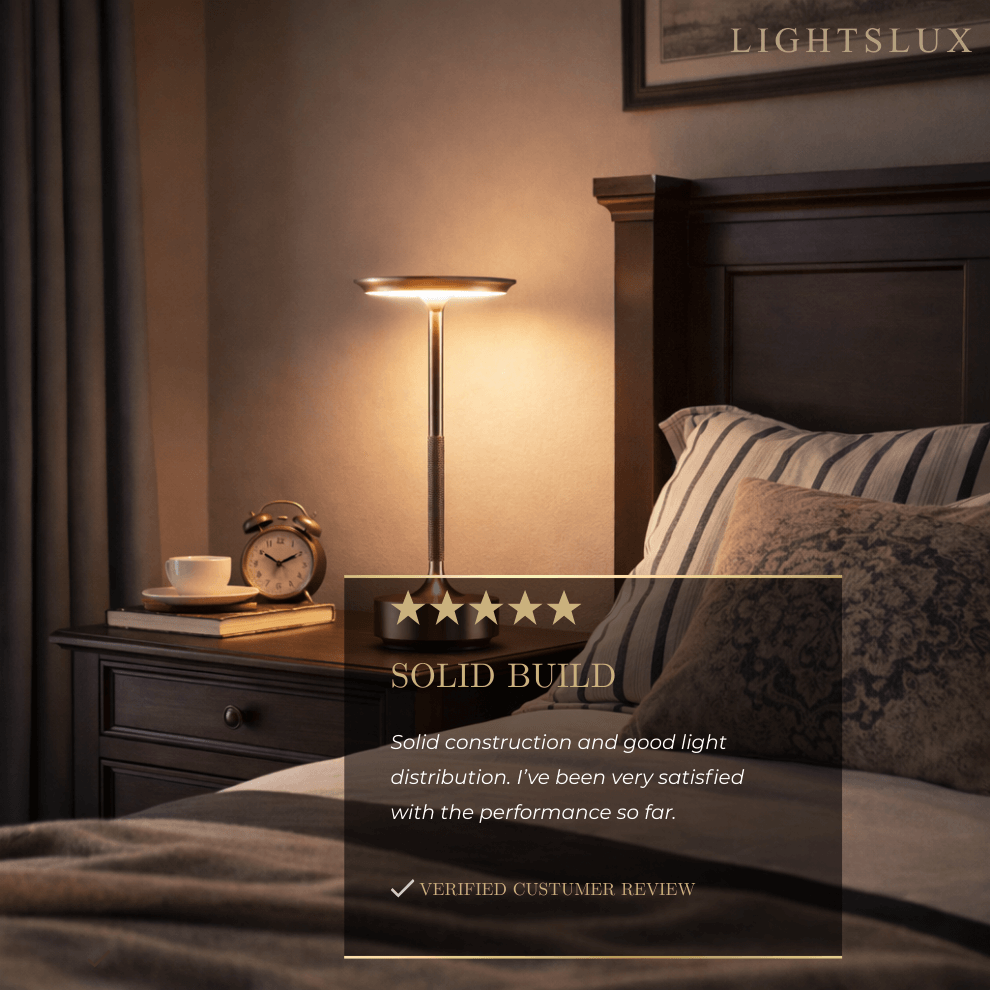 Modern Rechargeable Table Lamp – Touch Dimming & 3 Color Temperatures - Flindria
