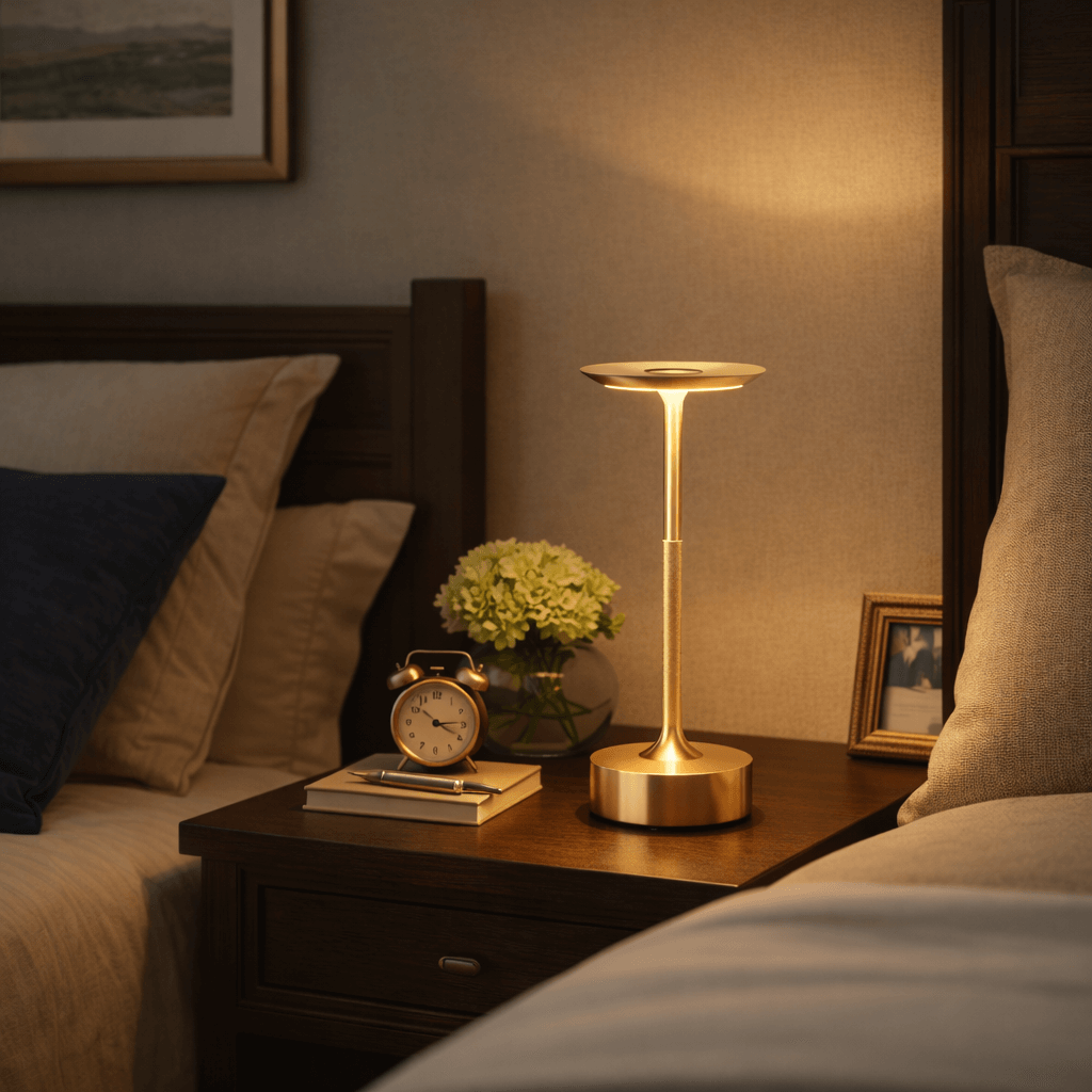 Modern Rechargeable Table Lamp – Touch Dimming & 3 Color Temperatures - Flindria