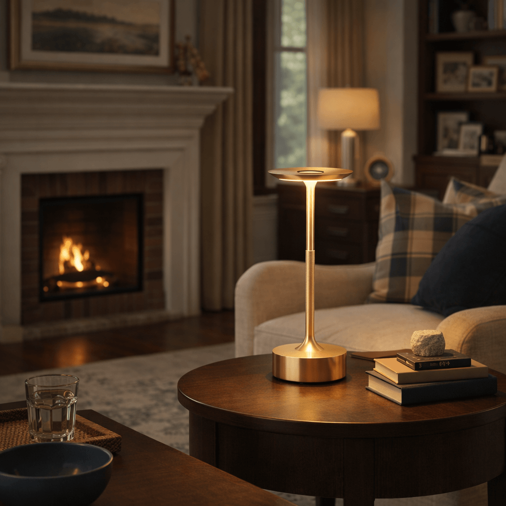 Modern Rechargeable Table Lamp – Touch Dimming & 3 Color Temperatures - Flindria