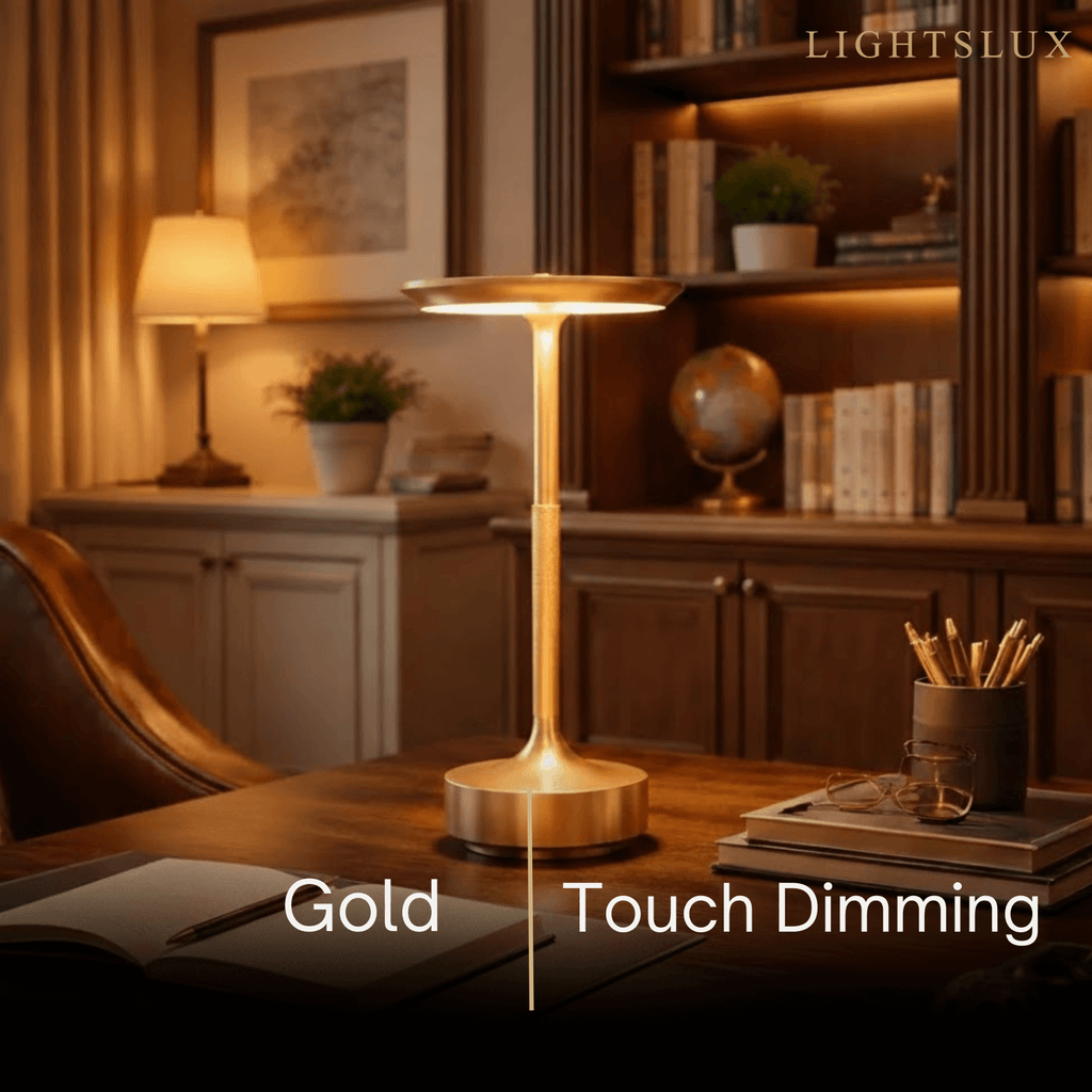 Modern Rechargeable Table Lamp – Touch Dimming & 3 Color Temperatures - Flindria