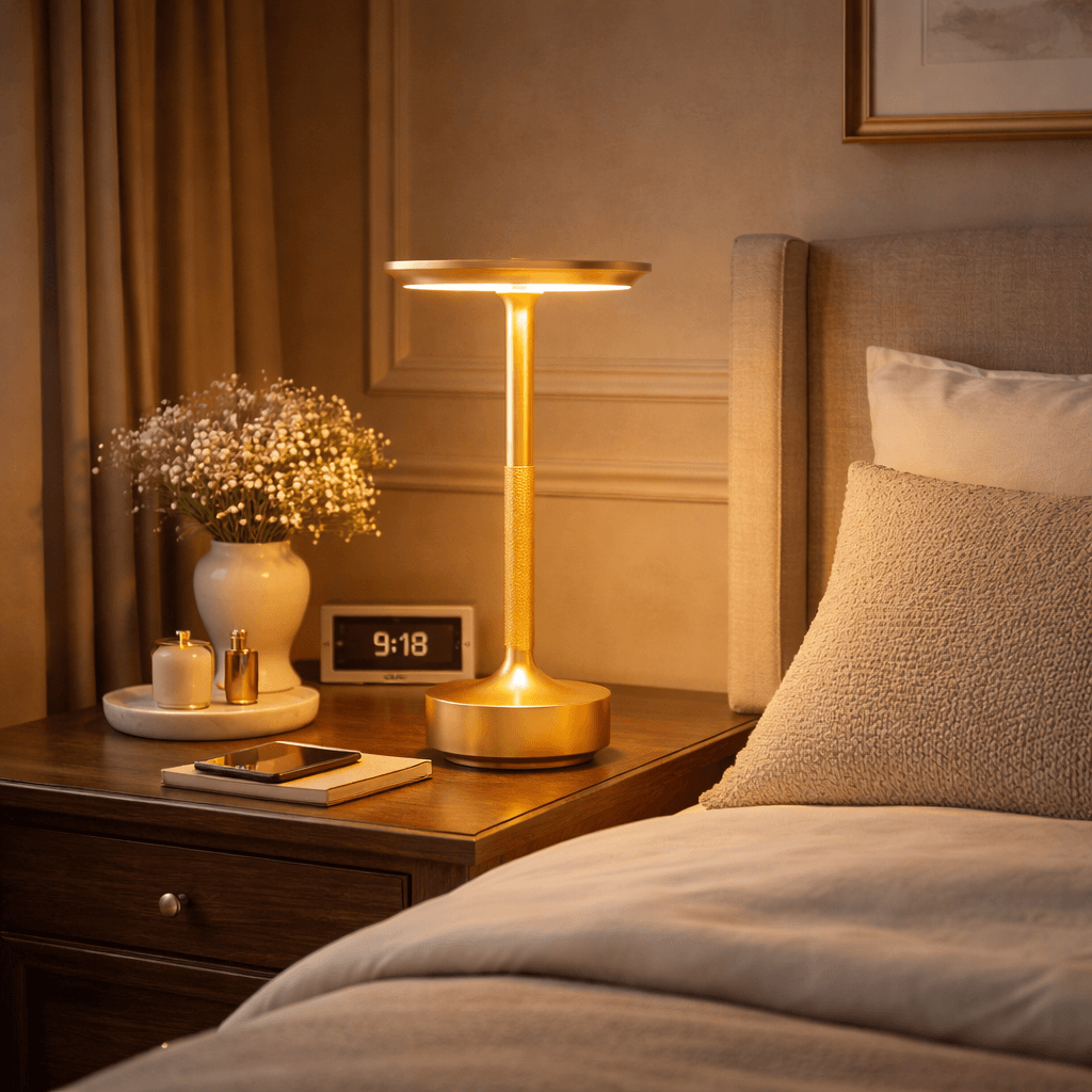 Modern Rechargeable Table Lamp – Touch Dimming & 3 Color Temperatures - Flindria