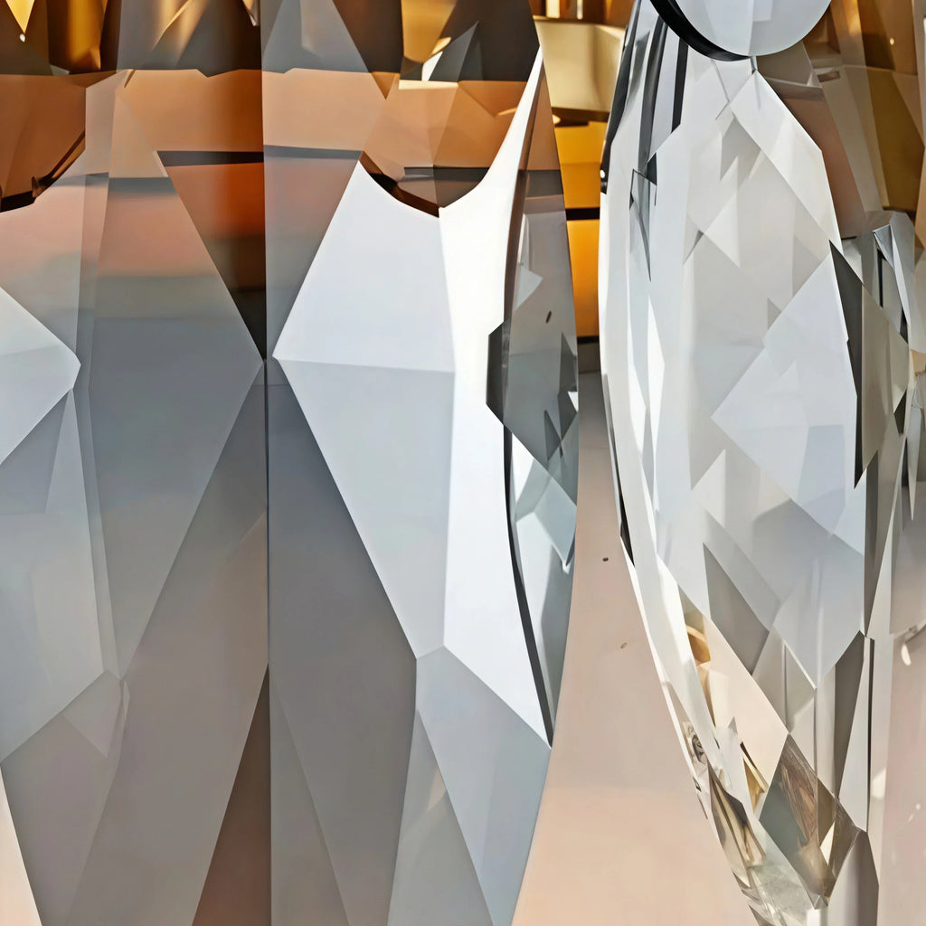 Aplique de pared moderno de lujo con cristal – Gris ahumado y dorado con cristales transparentes para interior - Flindria