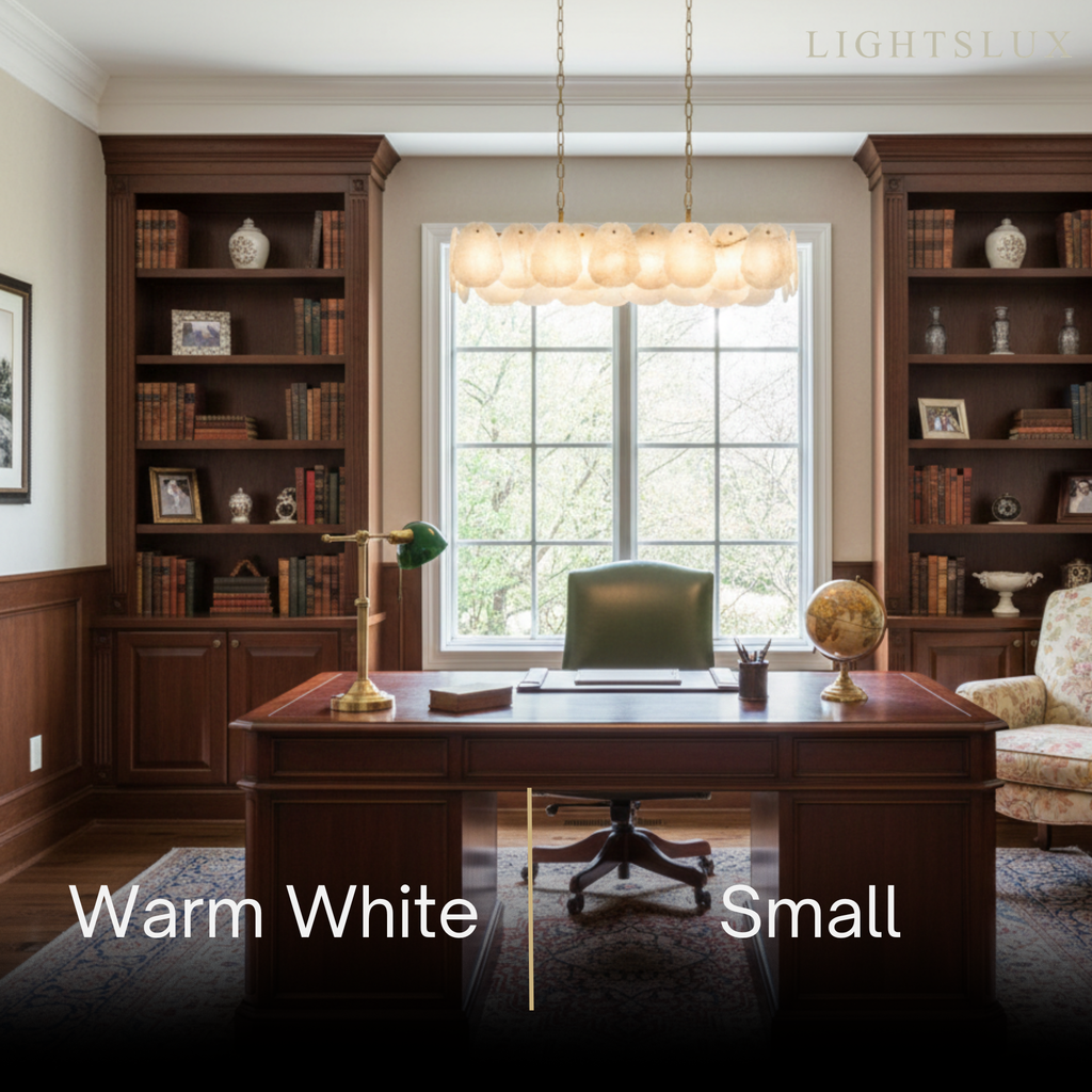 Alabaster Petal Pendant Light – Solid Brass Frame Brushed Gold Finish Kitchen island - Flindria