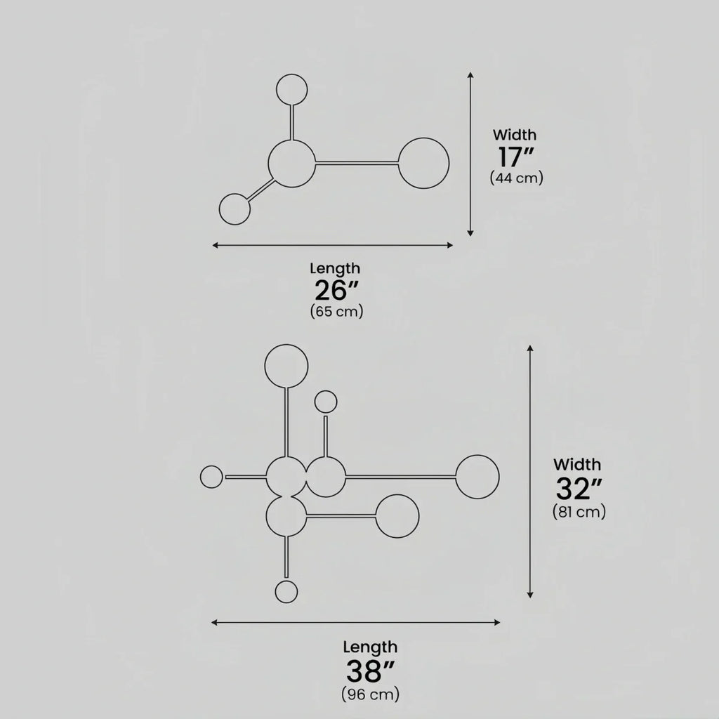 Lámpara de pared lineal minimalista Node – Puntos luminosos para interiores modernos - Flindria