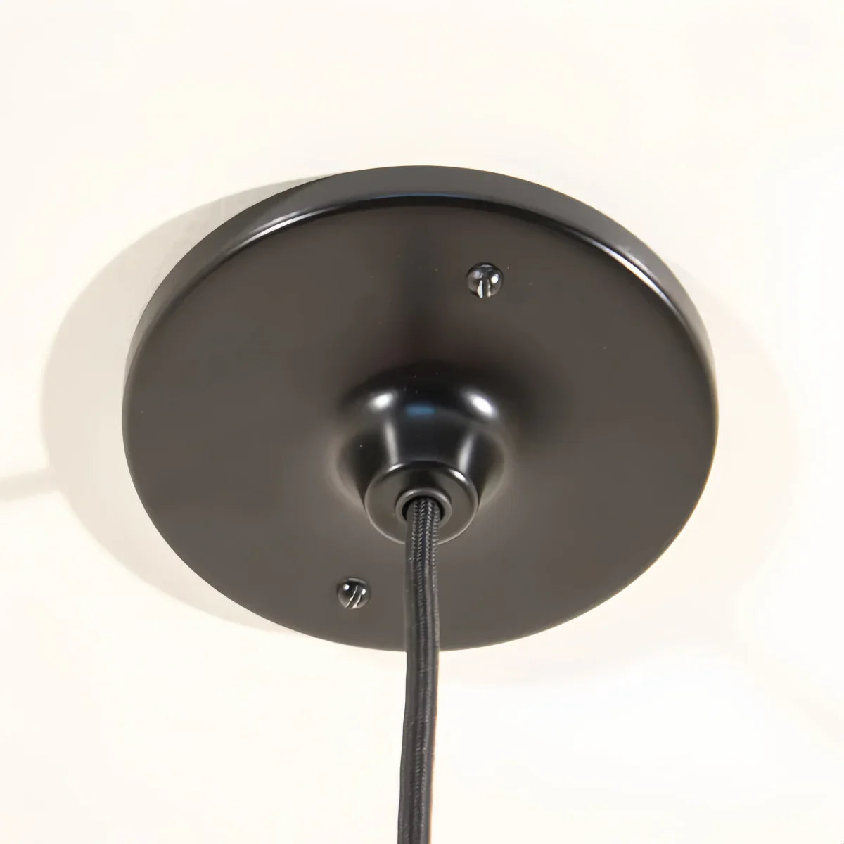 Moderne koepel hanglamp – Geborsteld goud/mat zwart voor keukeneiland - Flindria
