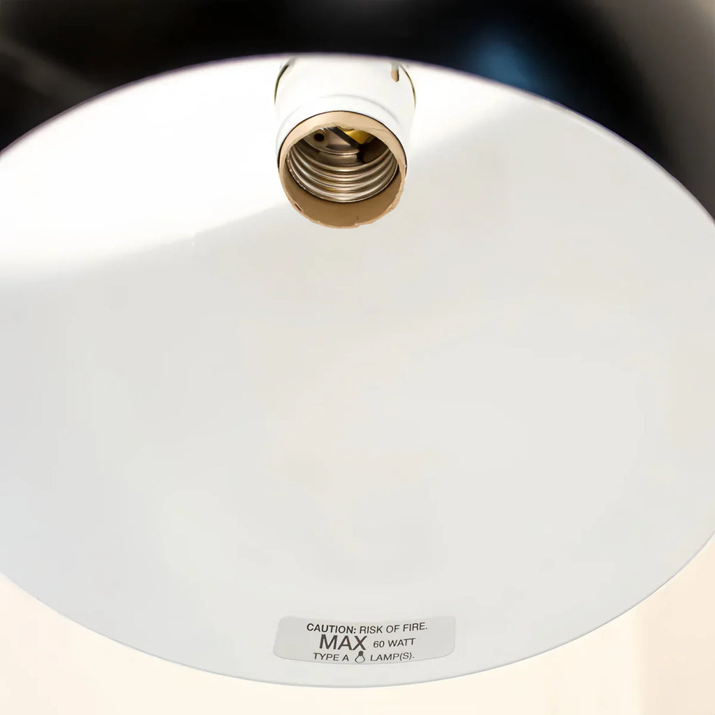 Moderne koepel hanglamp – Geborsteld goud/mat zwart voor keukeneiland - Flindria