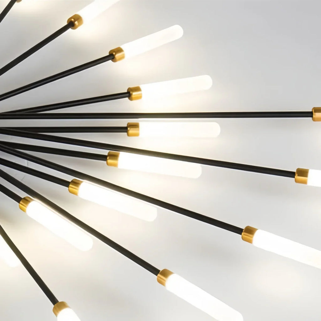 Modern Ceiling Light – Natural Curves Semi-Flush Mount Coastal Ambiance Ceiling Light - Flindria
