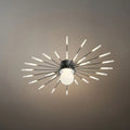 Modern Ceiling Light – Natural Curves Semi-Flush Mount Coastal Ambiance Ceiling Light - Flindria