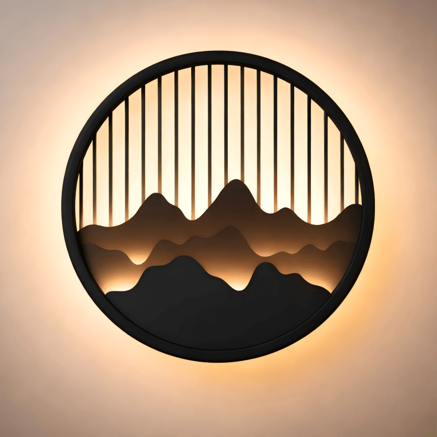 Applique murale moderne étanche – Acier inoxydable circulaire LED pour intérieur/extérieur - Flindria