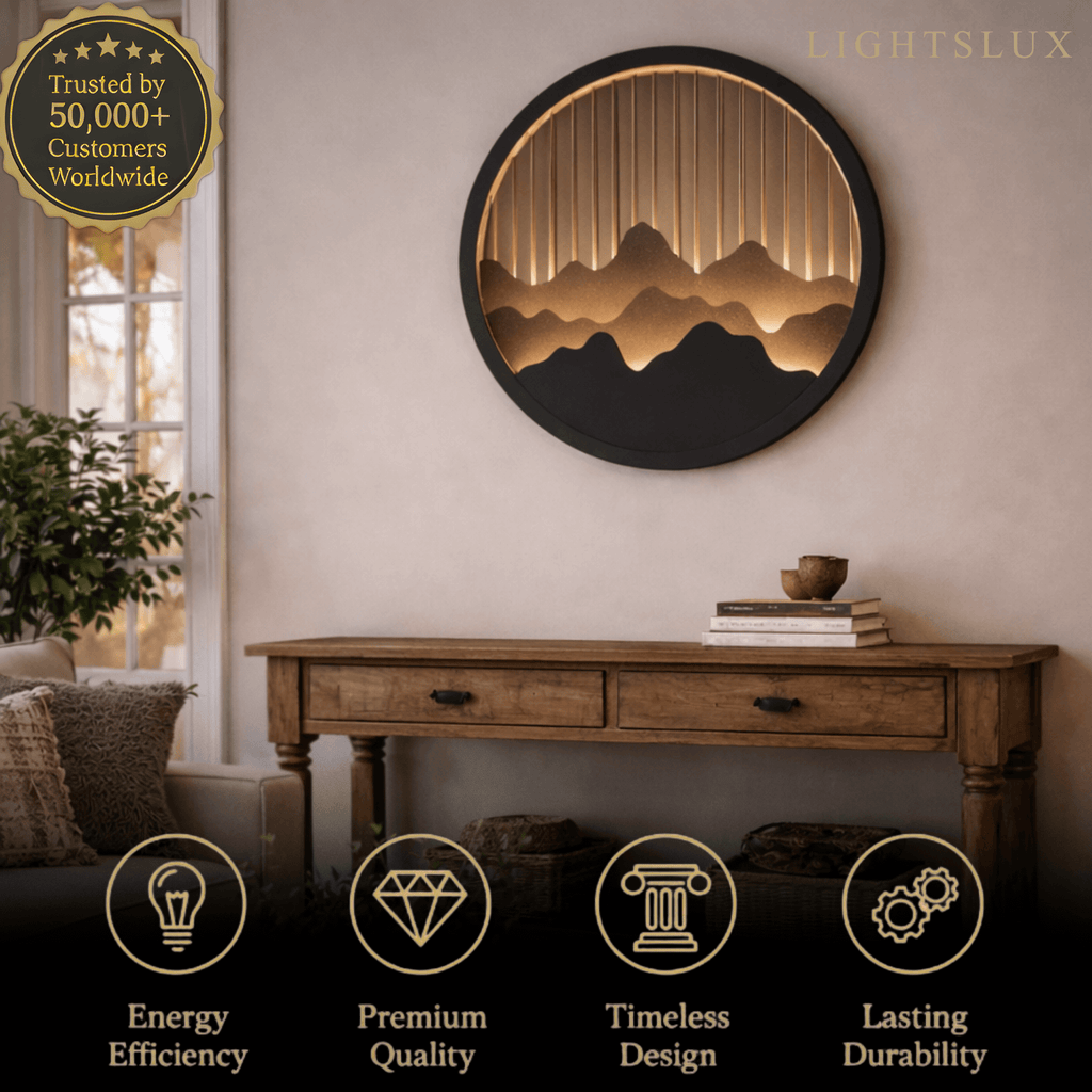 Modern Waterproof Wall Light – Circular Stainless Steel LED for Indoor/Outdoor - Flindria