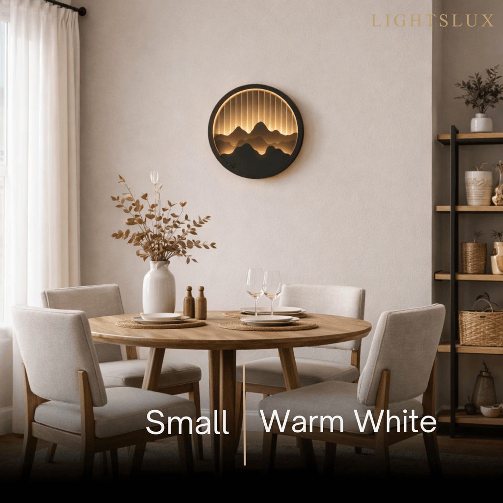 Modern Waterproof Wall Light – Circular Stainless Steel LED for Indoor/Outdoor - Flindria