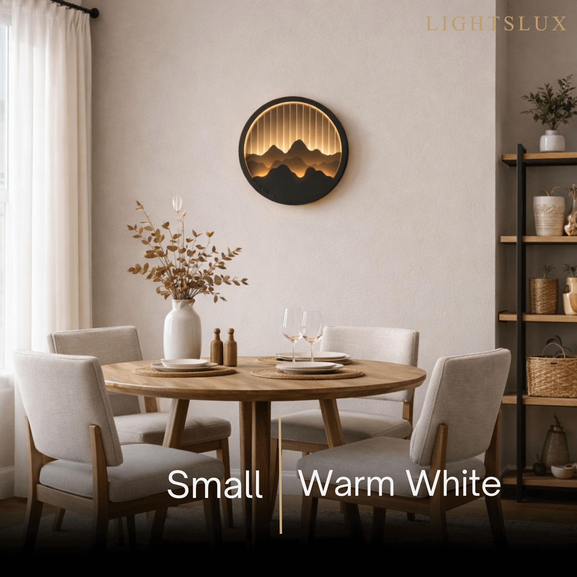 Modern Waterproof Wall Light – Circular Stainless Steel LED for Indoor/Outdoor - Flindria