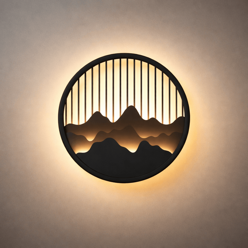 Applique murale moderne étanche – Acier inoxydable circulaire LED pour intérieur/extérieur - Flindria