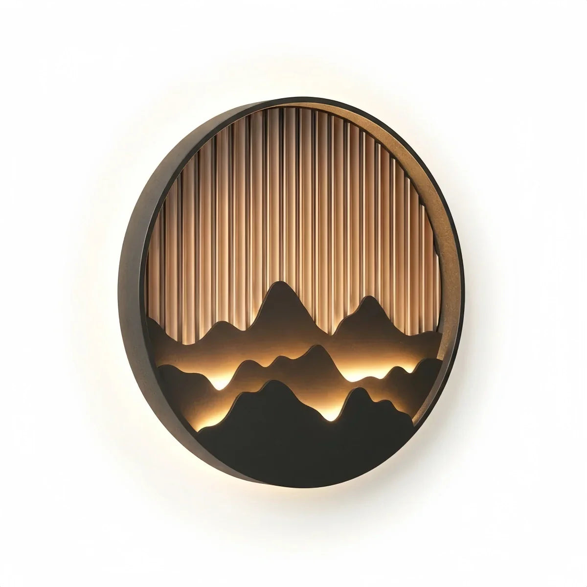 Applique murale moderne étanche – Acier inoxydable circulaire LED pour intérieur/extérieur - Flindria