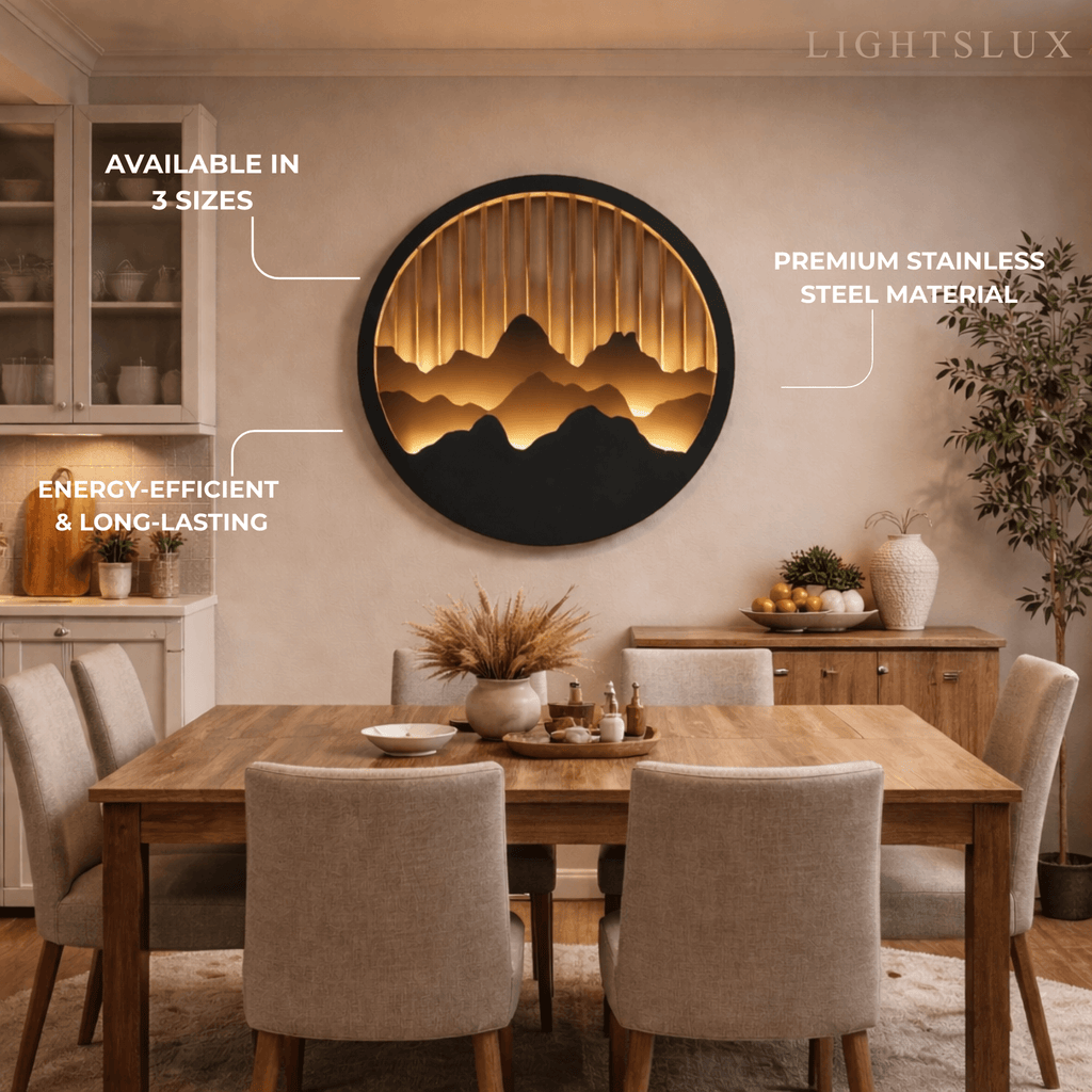 Modern Waterproof Wall Light – Circular Stainless Steel LED for Indoor/Outdoor - Flindria