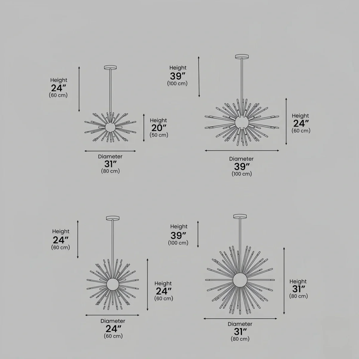 Lustre en cristal organique – Forme éthérée charme féerique pour îlot de cuisine - Flindria