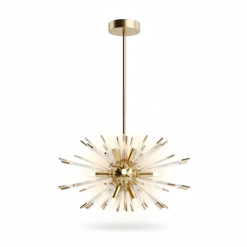 Lustre en cristal organique – Forme éthérée charme féerique pour îlot de cuisine - Flindria