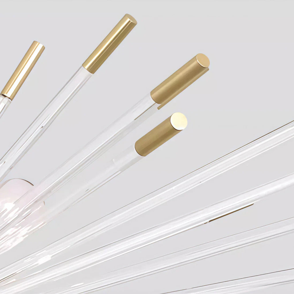 Lustre en cristal organique – Forme éthérée charme féerique pour îlot de cuisine - Flindria