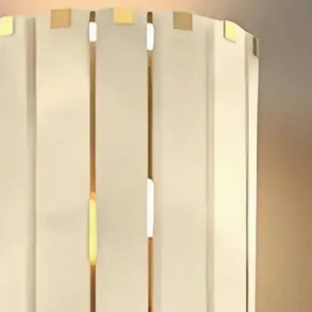 Moderne Verticale Albast Wandlamp – Roestvrij Stalen Frame Hal - Flindria